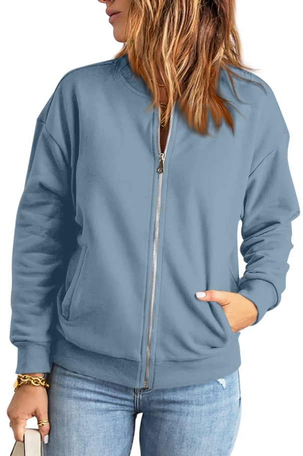 Zara | Chic Suede Bomber Jacket