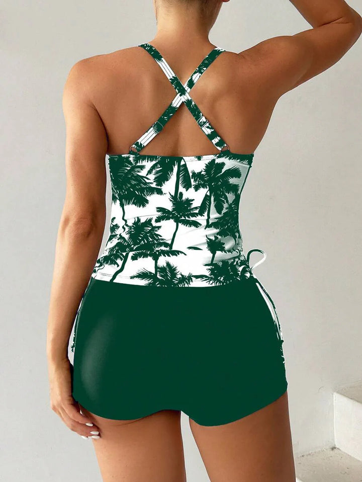 Tropique | Palm Tree Tankini Set