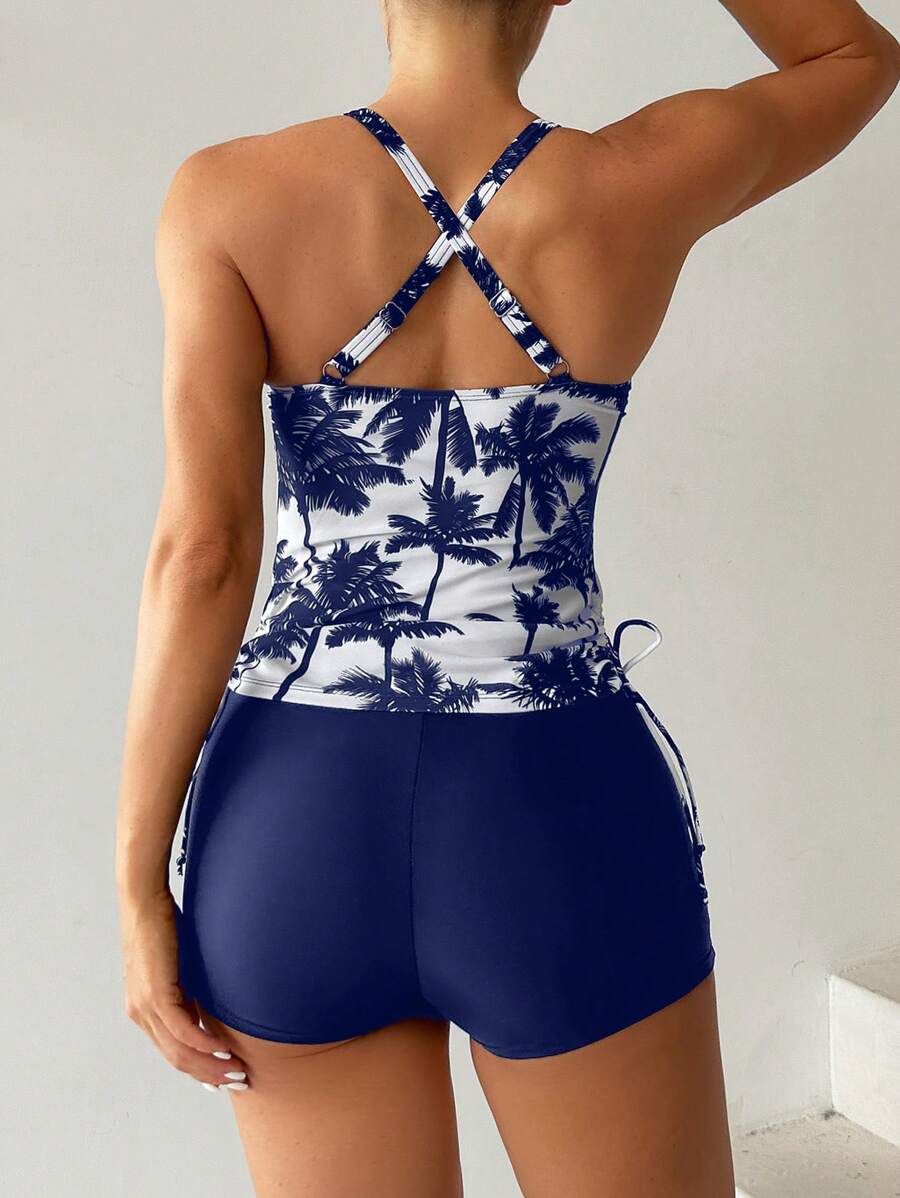 Tropique | Palm Tree Tankini Set