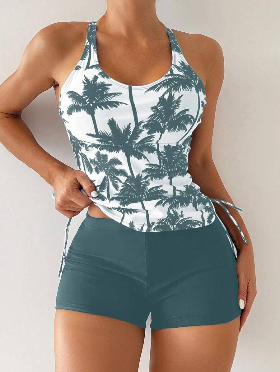 Tropique | Palm Tree Tankini Set