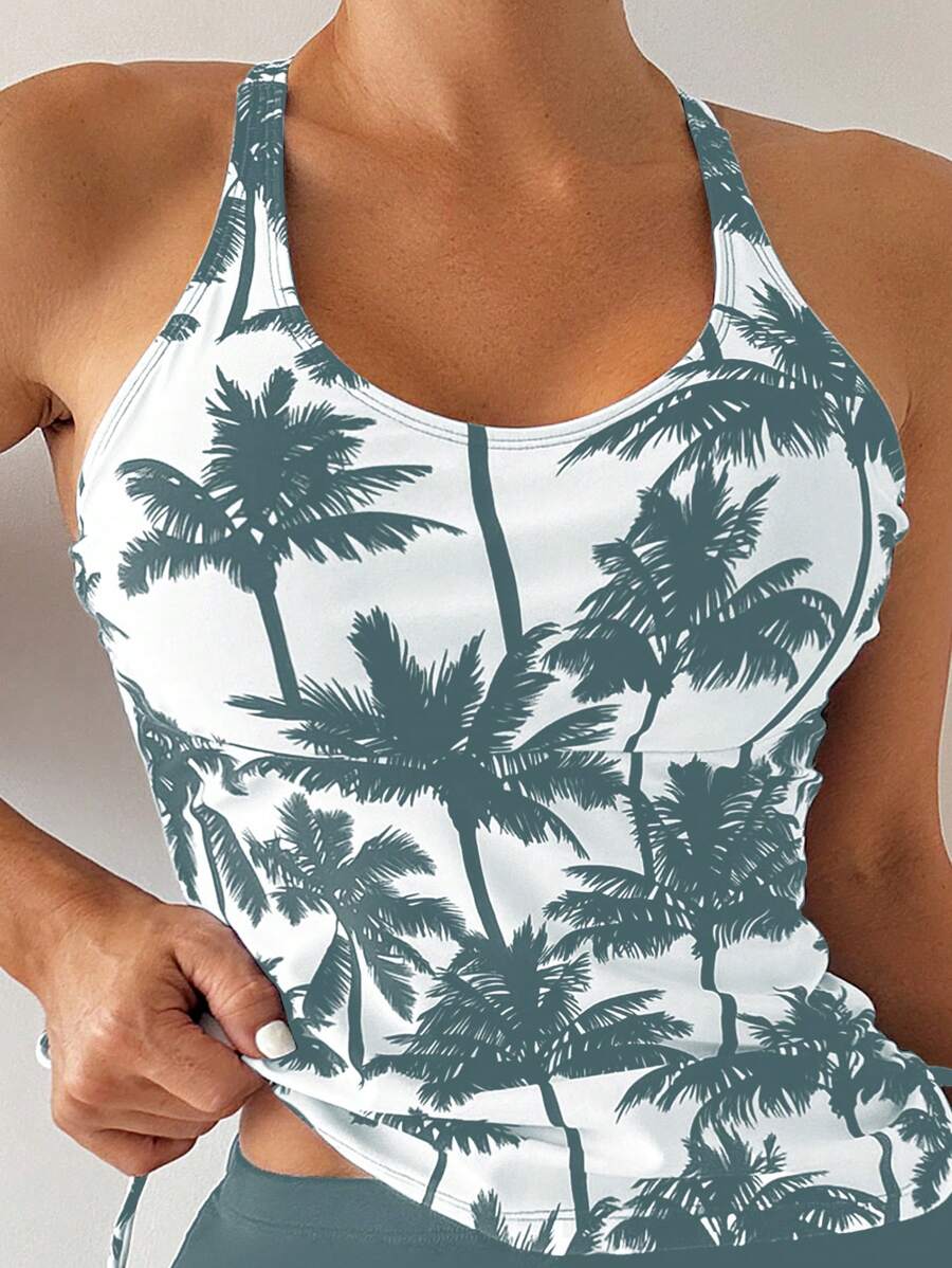 Tropique | Palm Tree Tankini Set