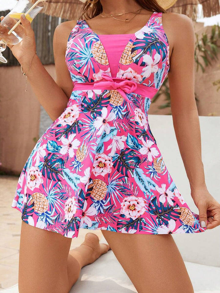 Kaimana | Tropical Print Tankini Set