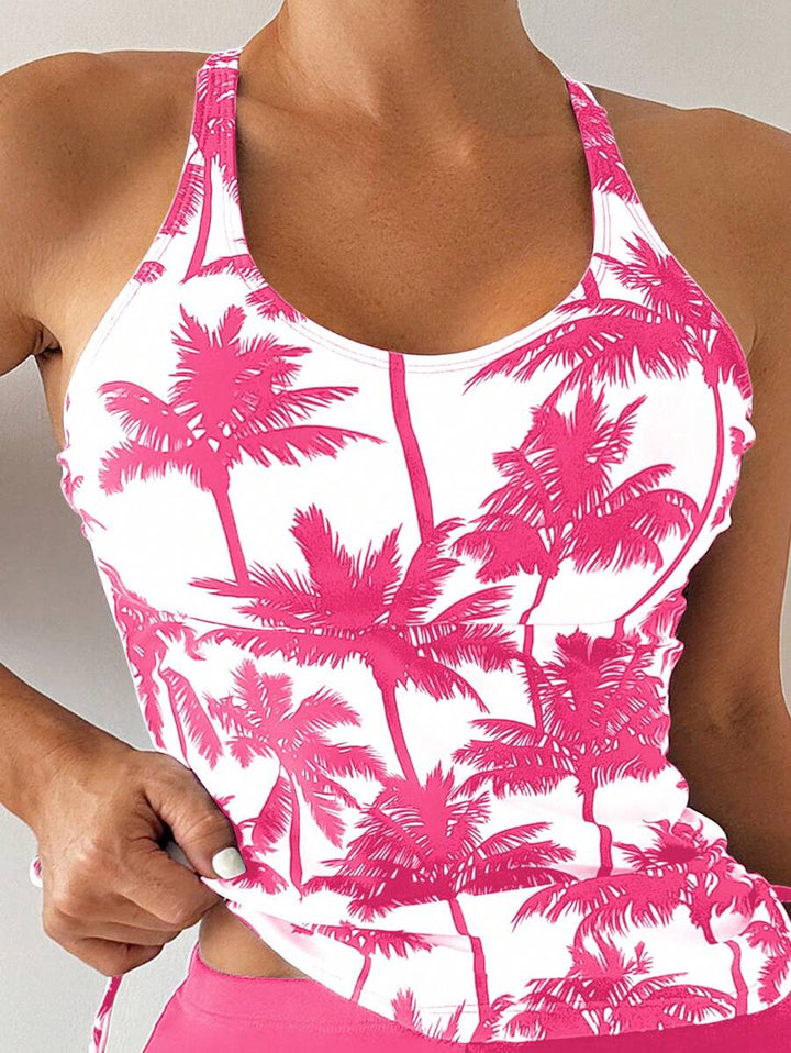 Tropique | Palm Tree Tankini Set