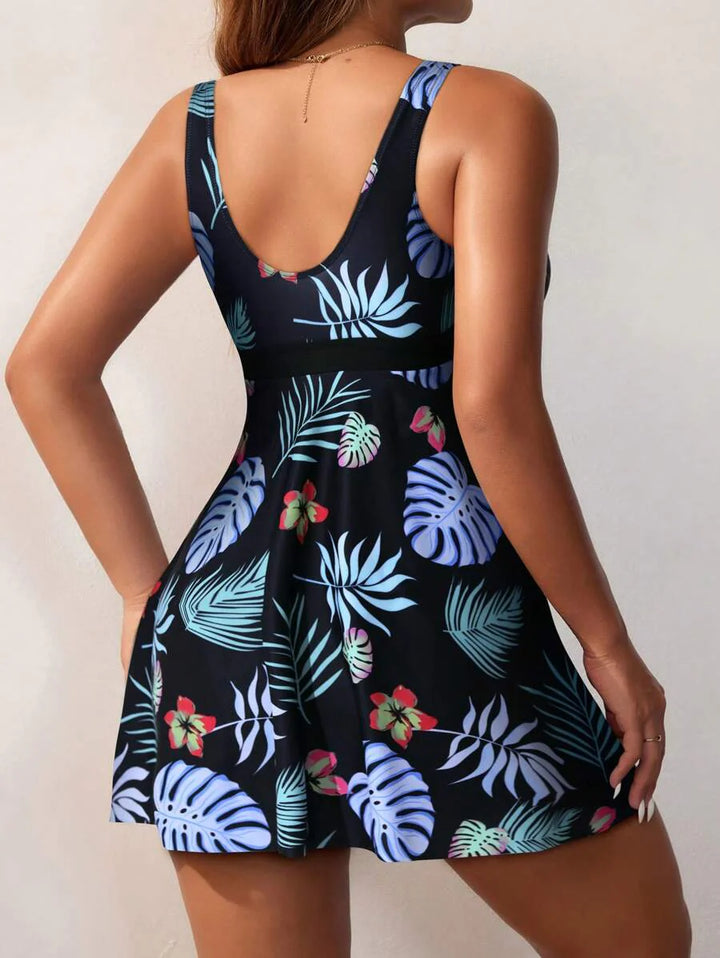 Kaimana | Tropical Print Tankini Set