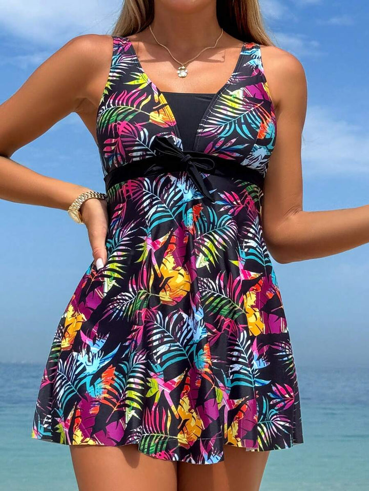 Kaimana | Tropical Print Tankini Set