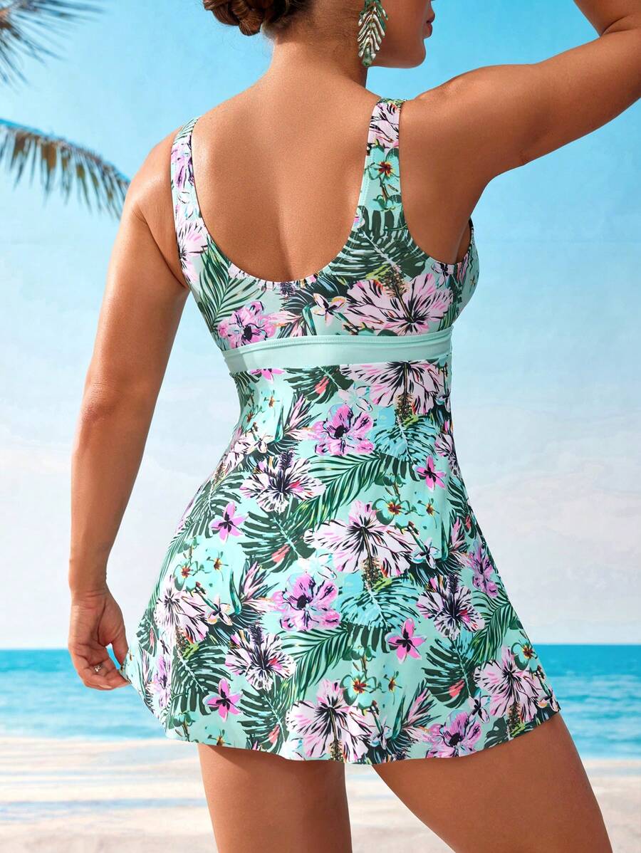 Kaimana | Tropical Print Tankini Set