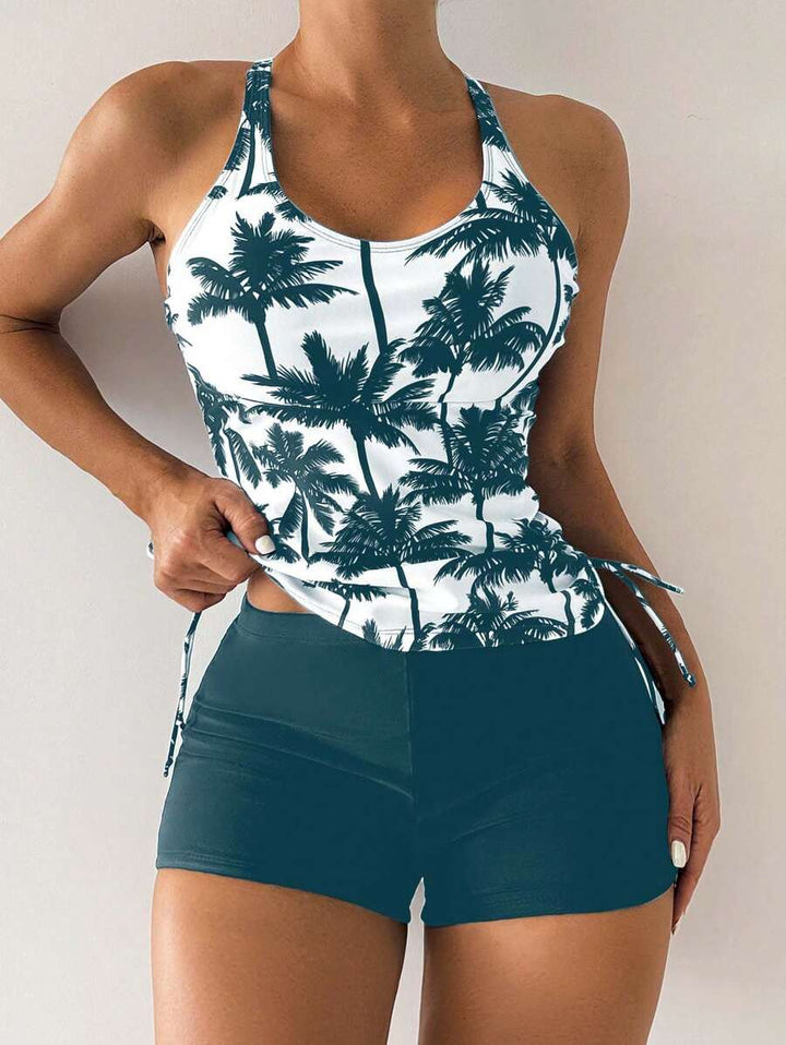 Tropique | Palm Tree Tankini Set