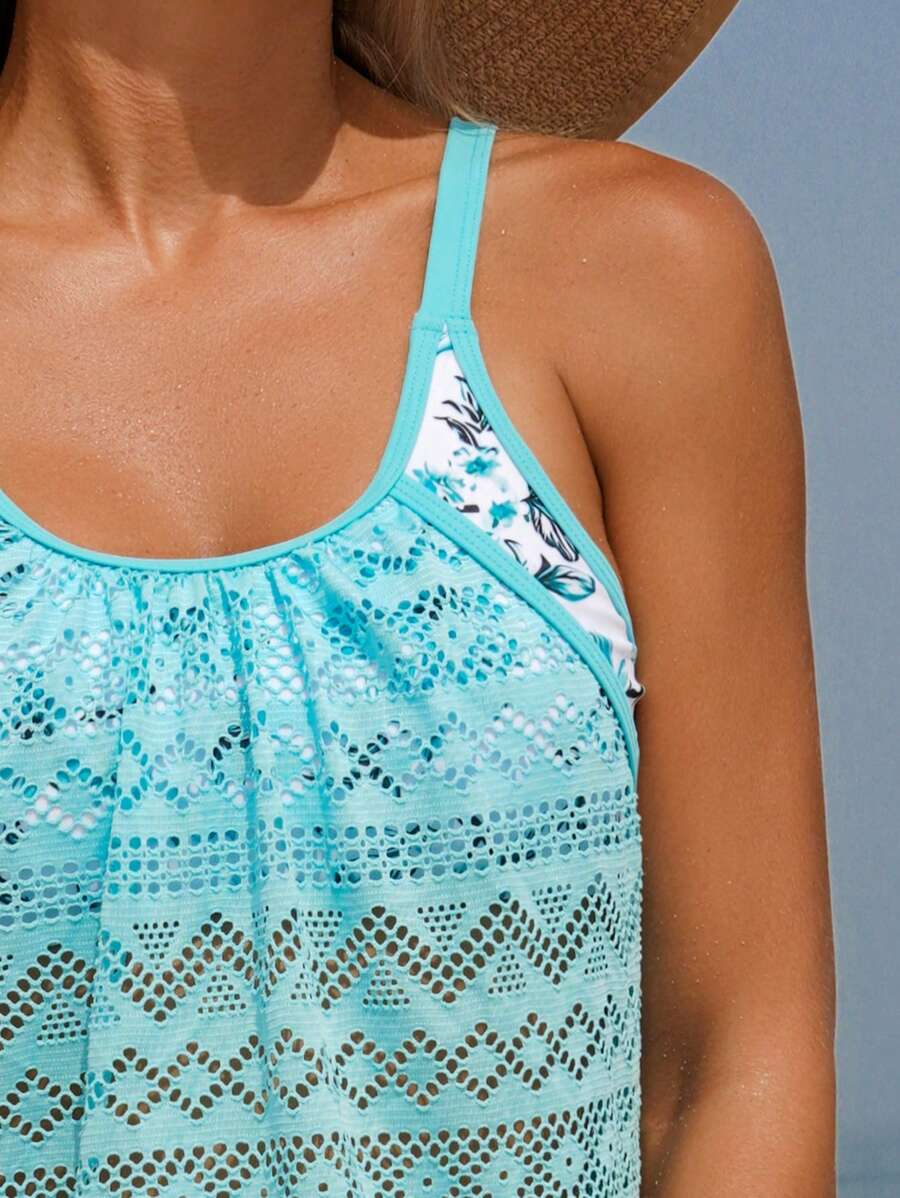 Coastal | Floral Tankini Set