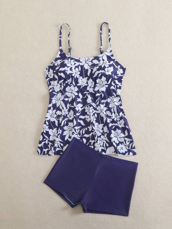 Breezy | Floral Tankini Set