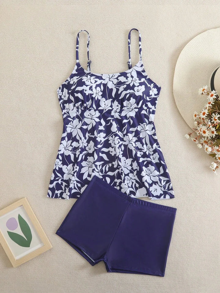 Breezy | Floral Tankini Set