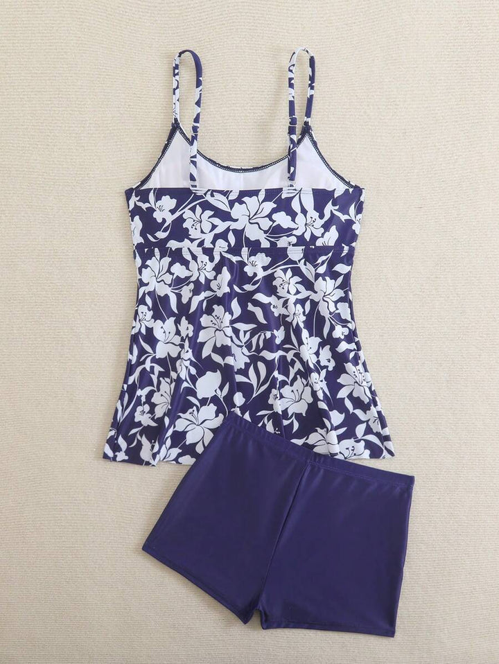 Breezy | Floral Tankini Set