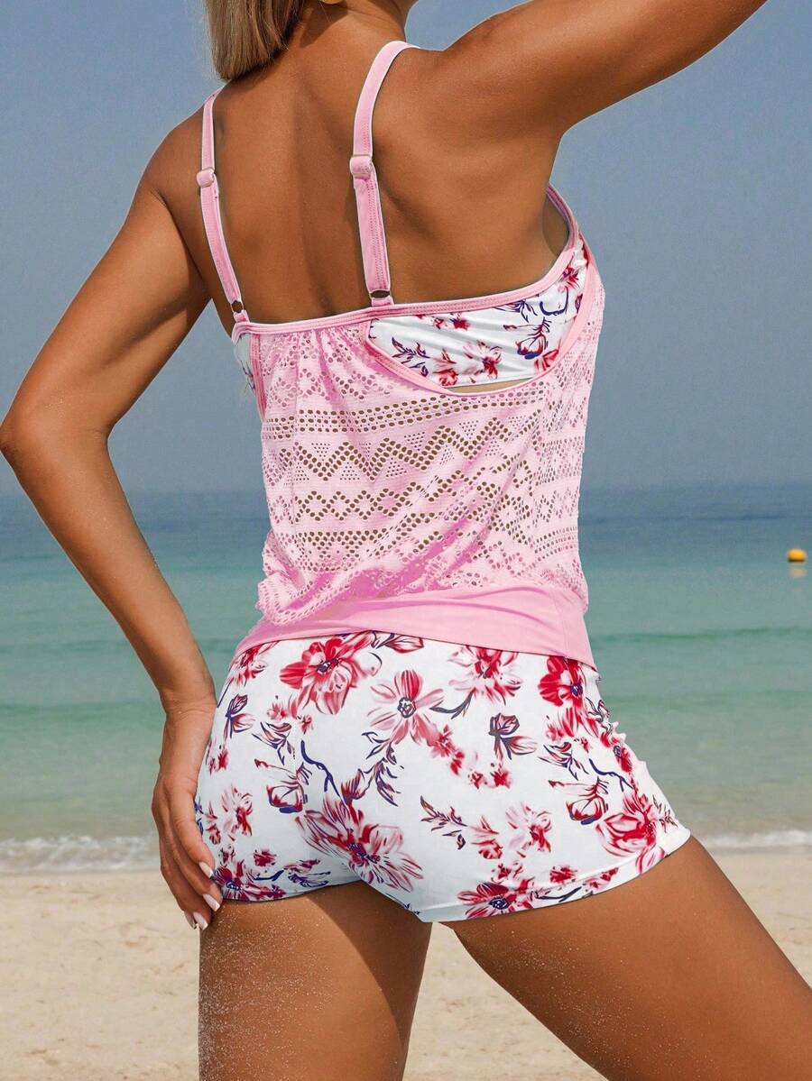 Coastal | Floral Tankini Set