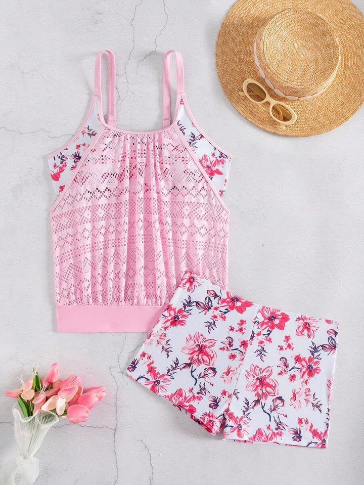 Coastal | Floral Tankini Set