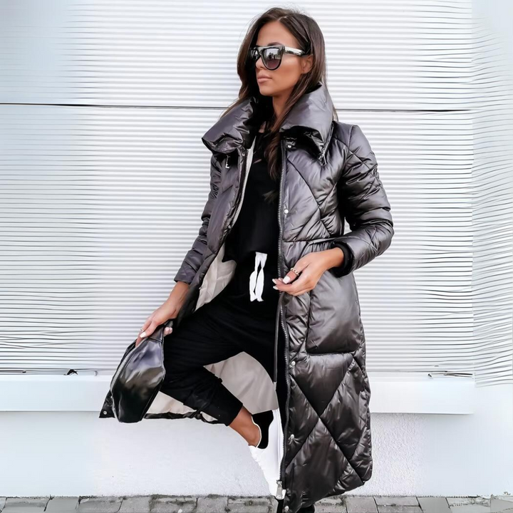 Mila | Luxe Quilted Long Puffer