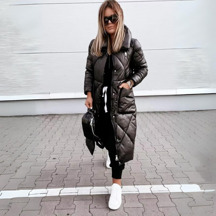 Mila | Luxe Quilted Long Puffer
