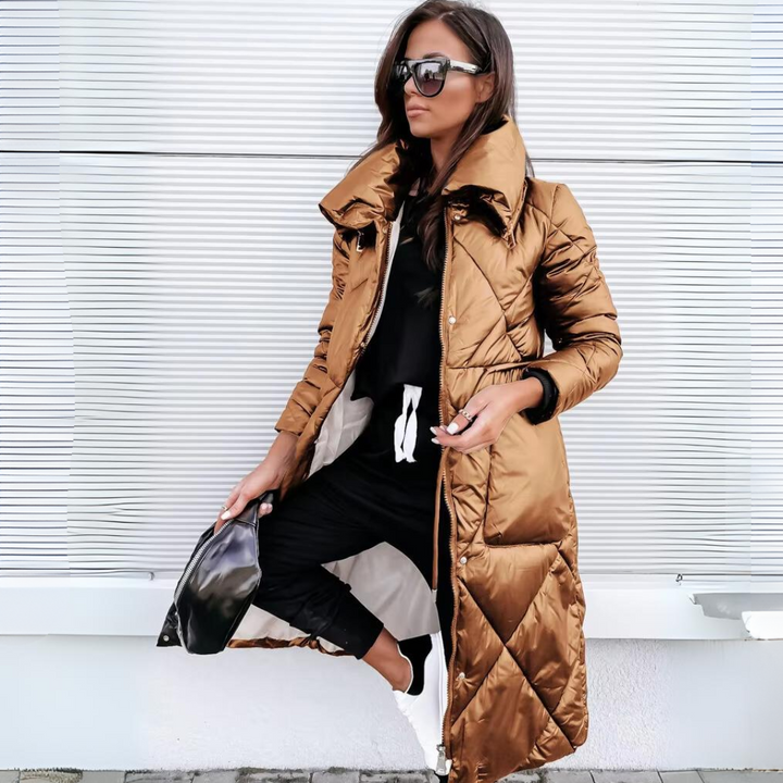 Mila | Luxe Quilted Long Puffer