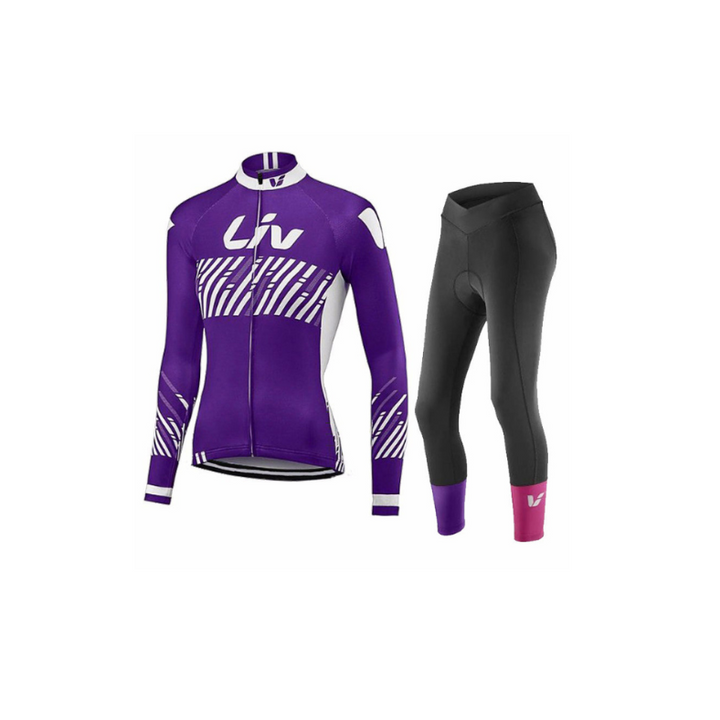 LIV 2K24 – PRO Ensemble de cyclisme d'hiver pour femmes