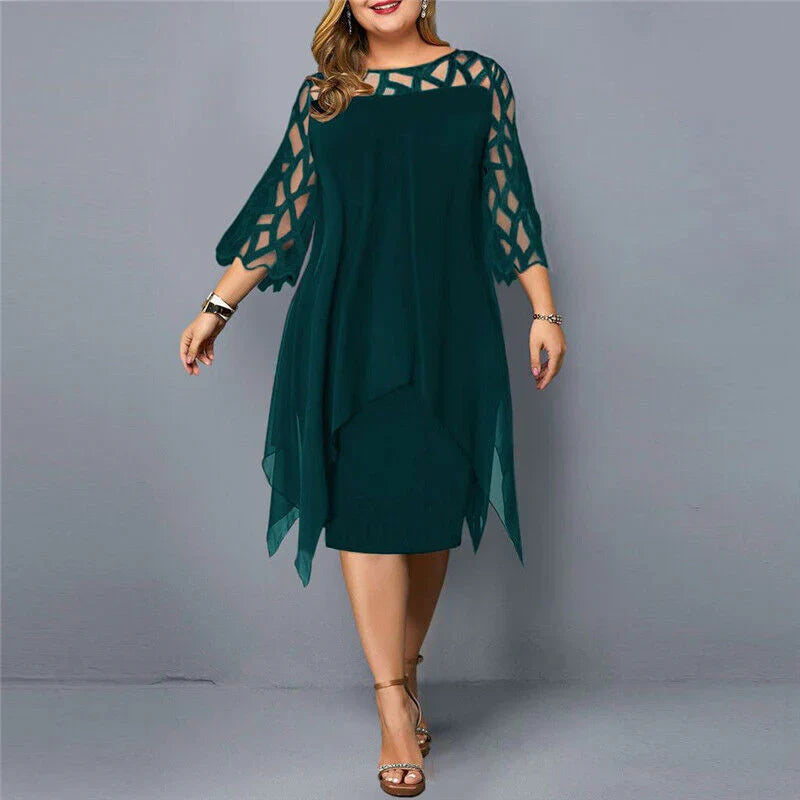 Bella | Chic Plus Size Midi Dress