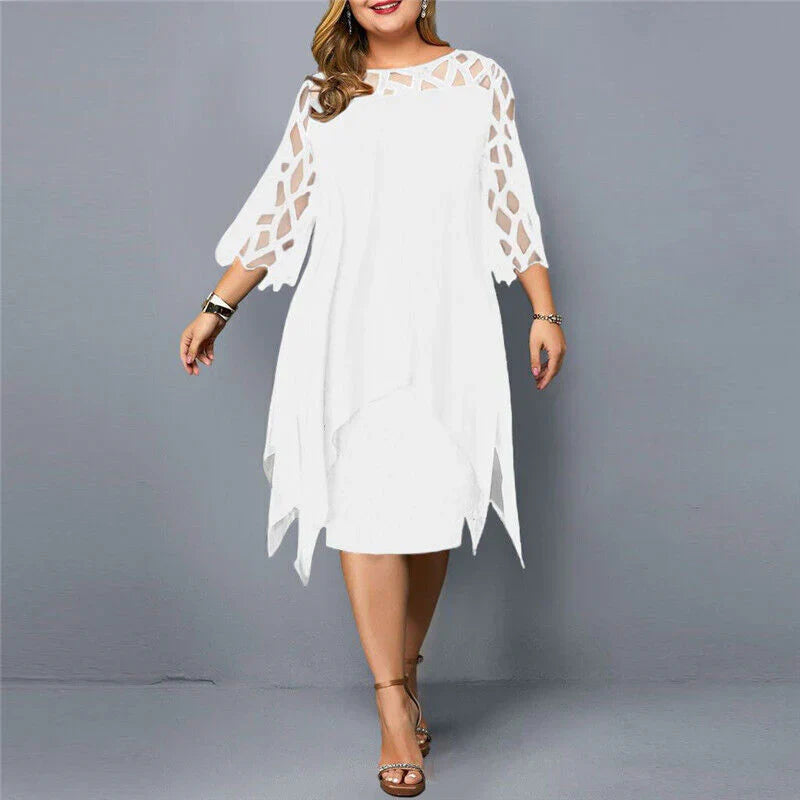 Bella | Chic Plus Size Midi Dress