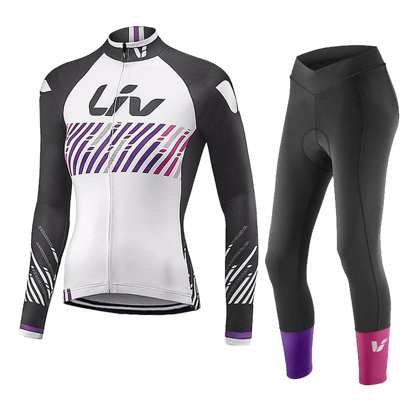 LIV 2K24 – PRO Ensemble de cyclisme d'hiver pour femmes