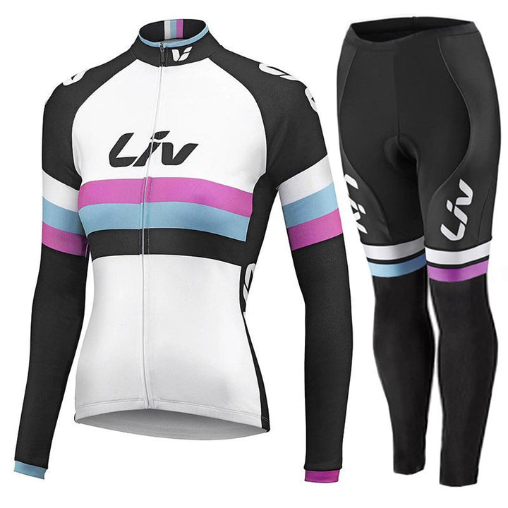 LIV 2K24 – PRO Ensemble de cyclisme d'hiver pour femmes