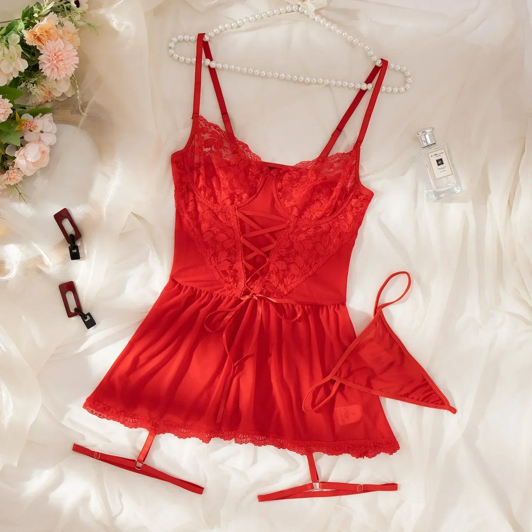 Luxe | Sensual Lace Pyjama Set