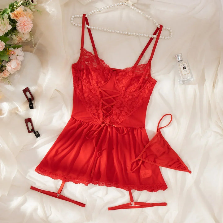 Luxe | Sensual Lace Pyjama Set