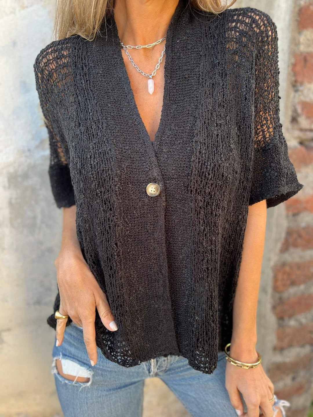 Mira | Chic Textured Blouse