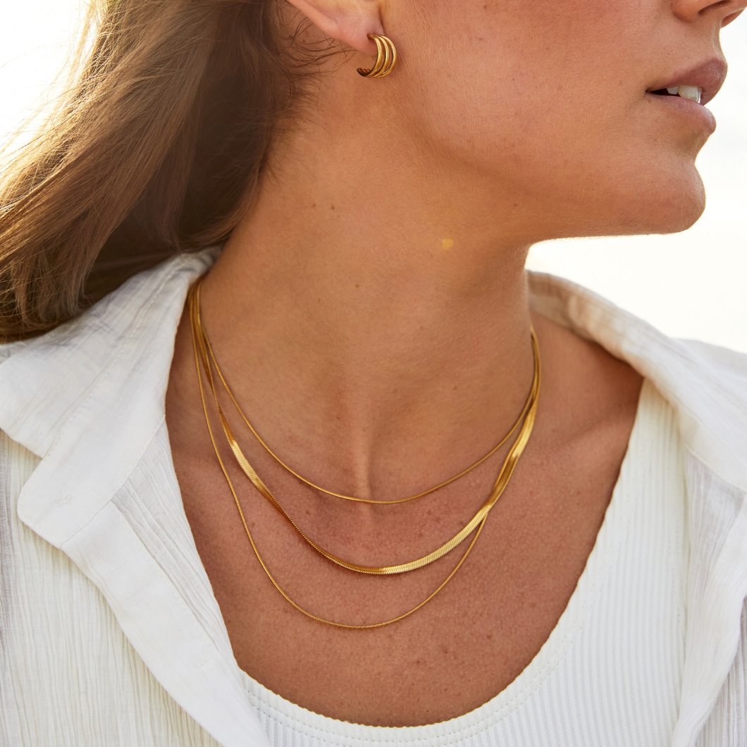 Glimmer | Elegant Gold Layered Necklace