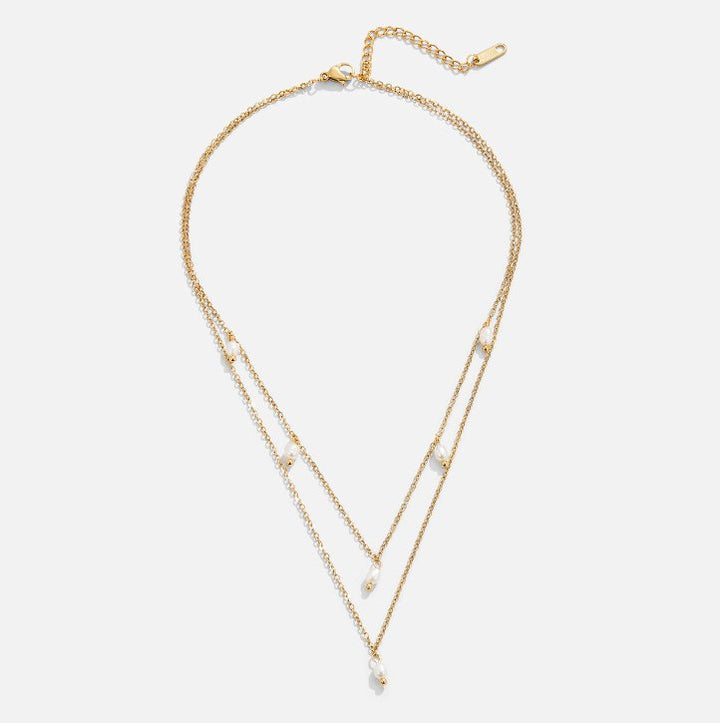 Luna | Chic Pearl Layered Necklace