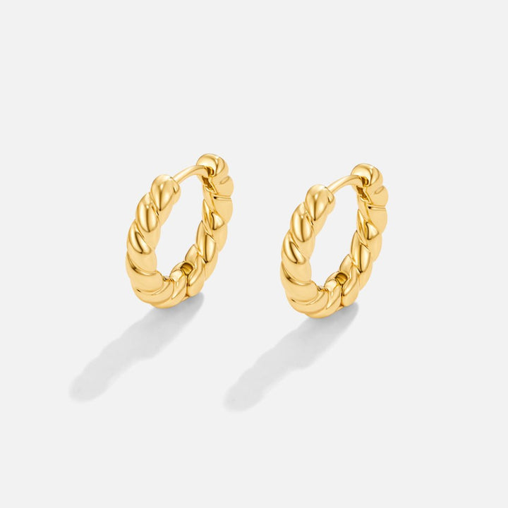 Lunaire | Elegant Twist Earrings