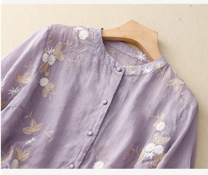 Mira | Chic Embroidered Blouse