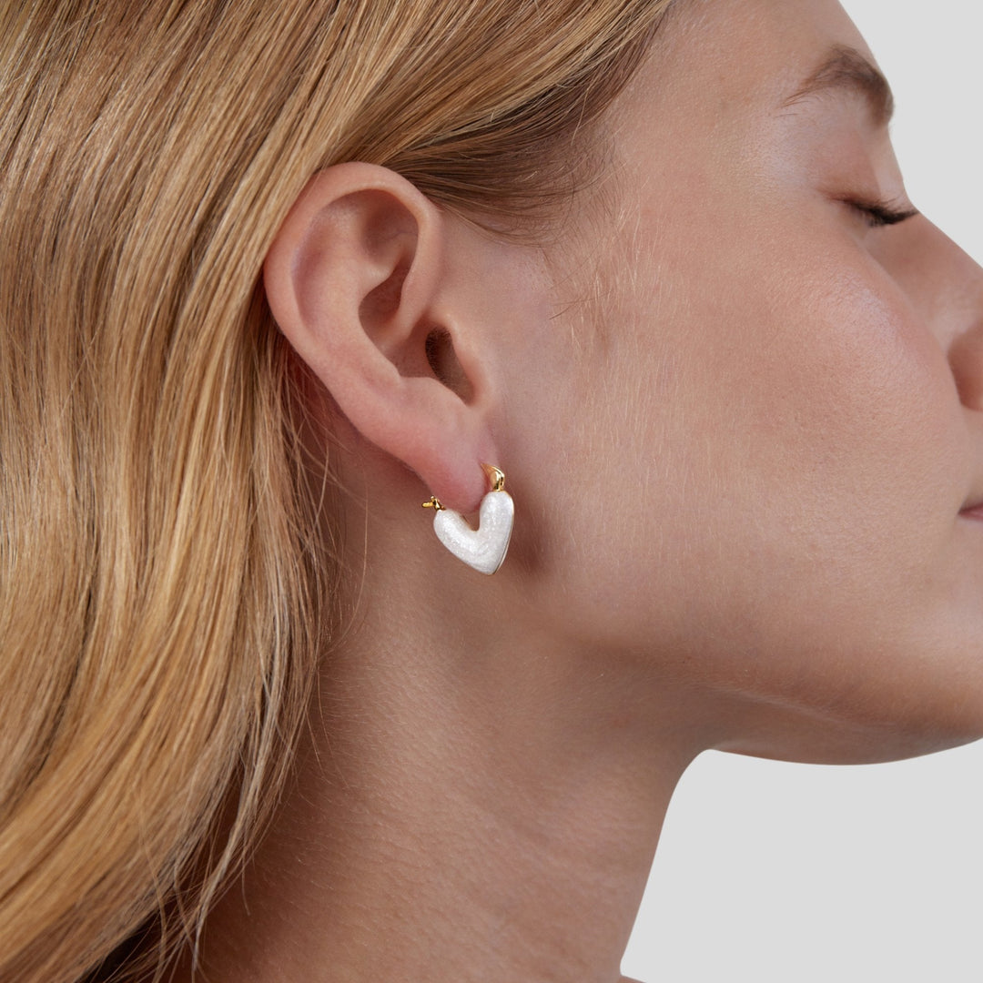 Elysian | Delicate Heart Earrings