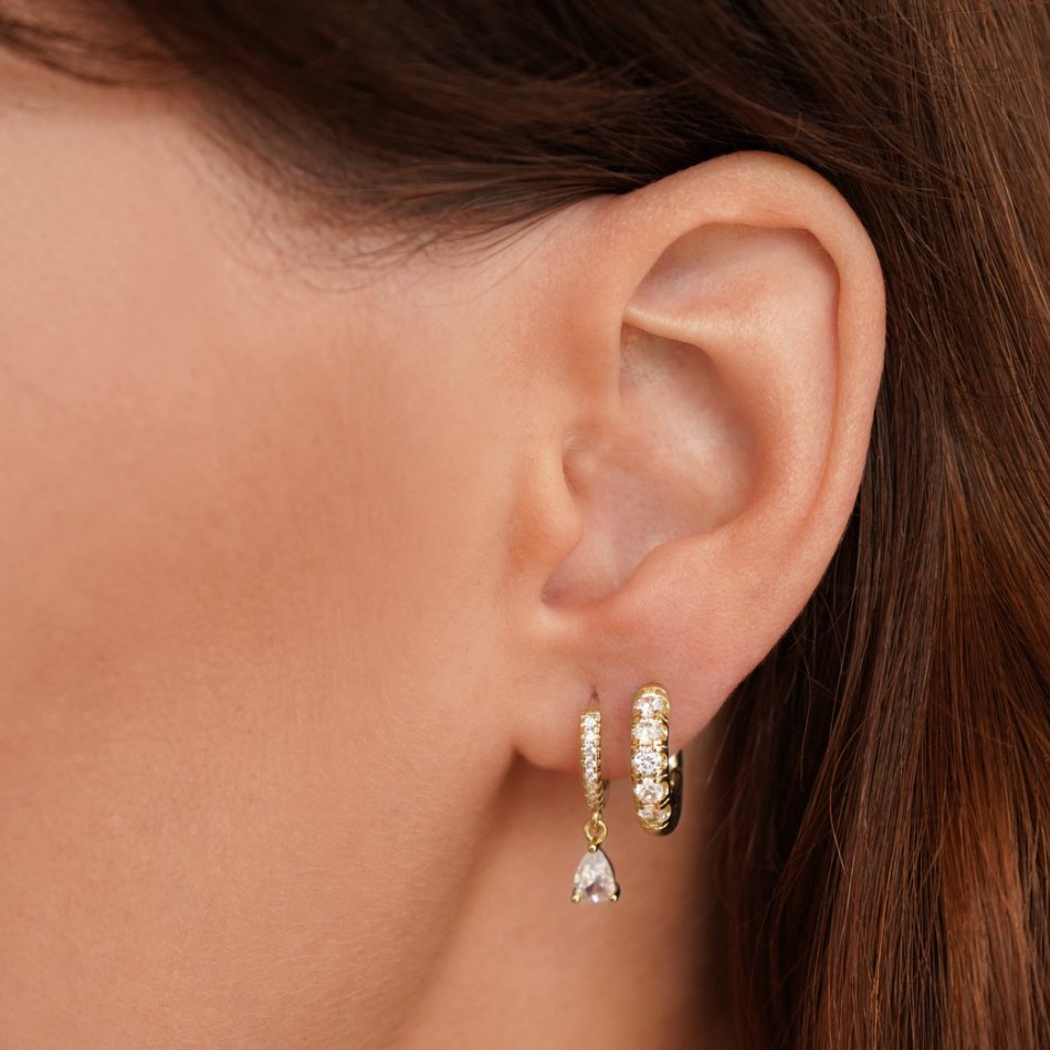 Aurelia | Luxe Crystal Gold Earrings