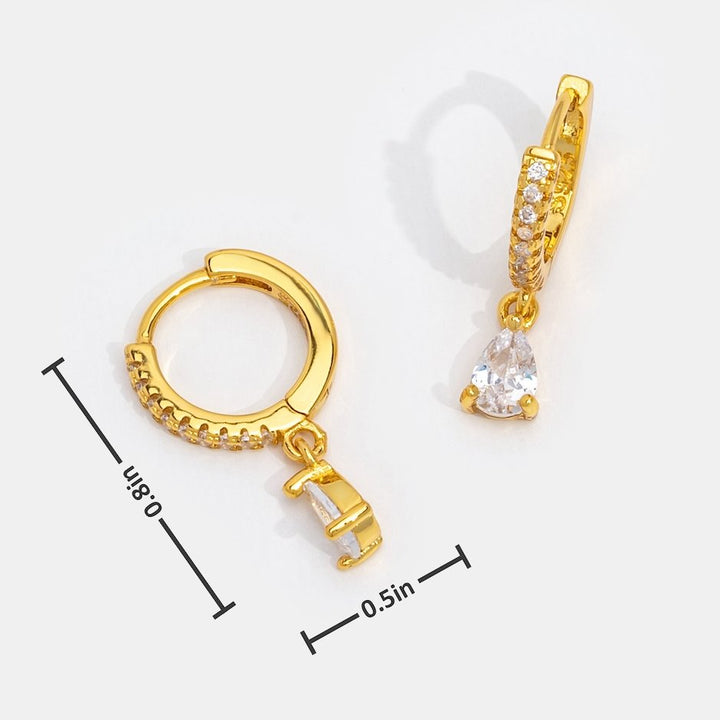 Aurelia | Luxe Crystal Gold Earrings