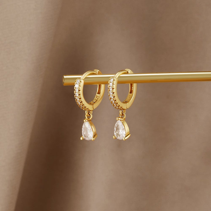 Aurelia | Luxe Crystal Gold Earrings